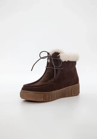 Pizzoni sko m varmtfòr  nubuk Dark Brown