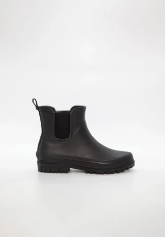 Lav gummistøvel Black