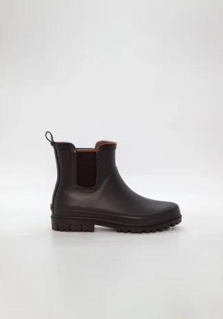 Lav gummistøvel Dark Brown