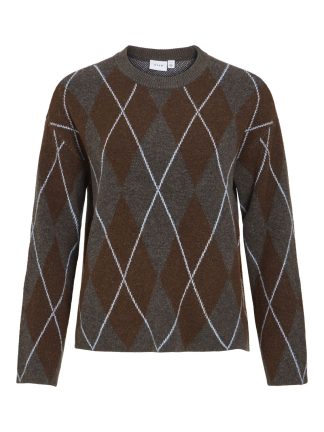 Viargyle L/s Knit Top/bfs/spi