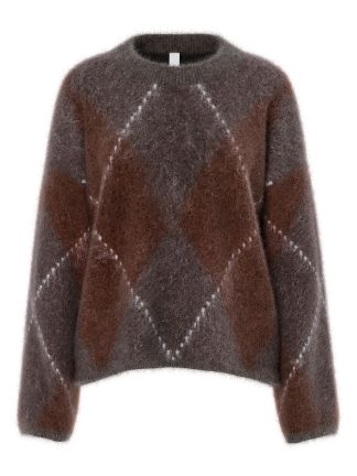 Yasargy Ls Mohair Blend Knit Pullover S.