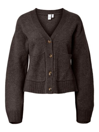 Yasemila Ls Wool Knit Cardigan