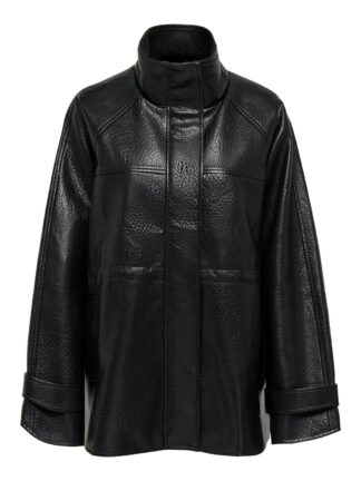 Jdyraye Faux Leath.Highneck Jkt Otw Noos