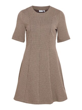 Vichekka O-Neck 2/4 Short Dress/bfs