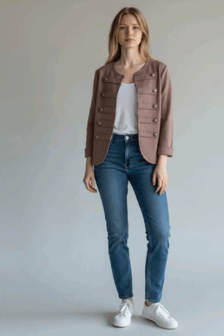 Julia jakke beige