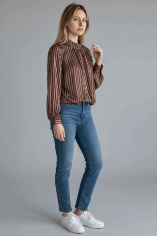 Lumina bluse Brun