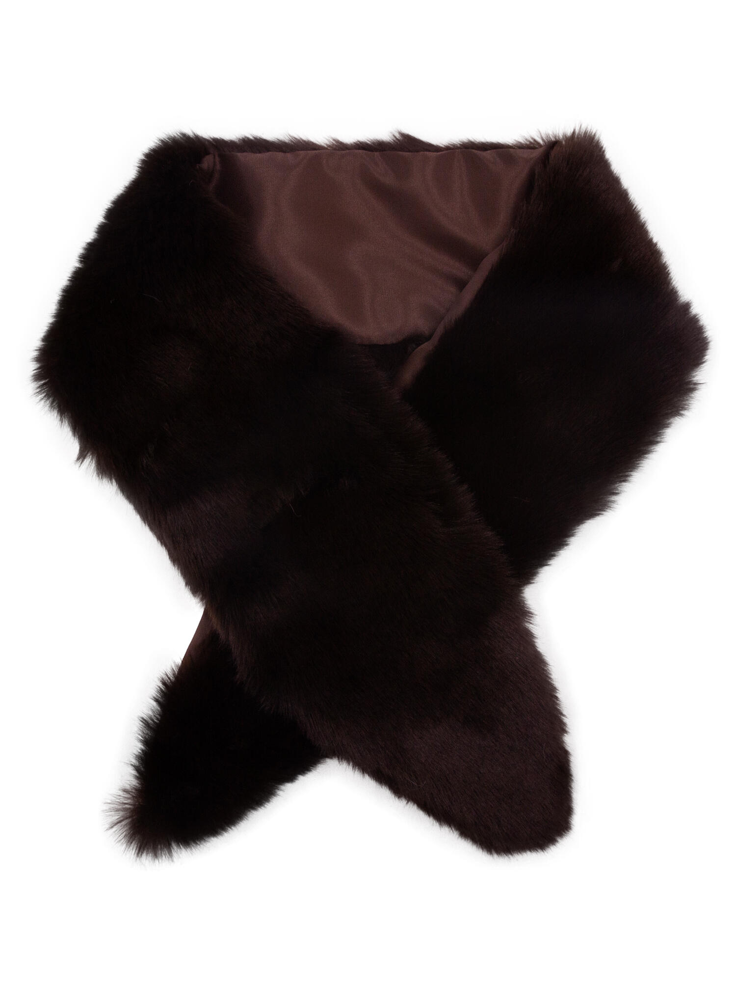 Intex Skjerf fuskepels Brun – Mio Trend