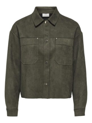 Jdyjulle L/s Fake Suede Shirt Jrs Noos