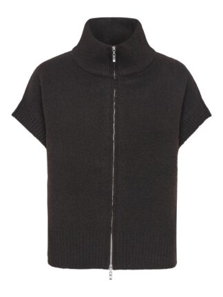 Jdylea S/l Hn 2way Zip Vest Knt Noos
