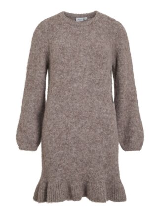 Vibows L/s Peplum Knit Dress/ln